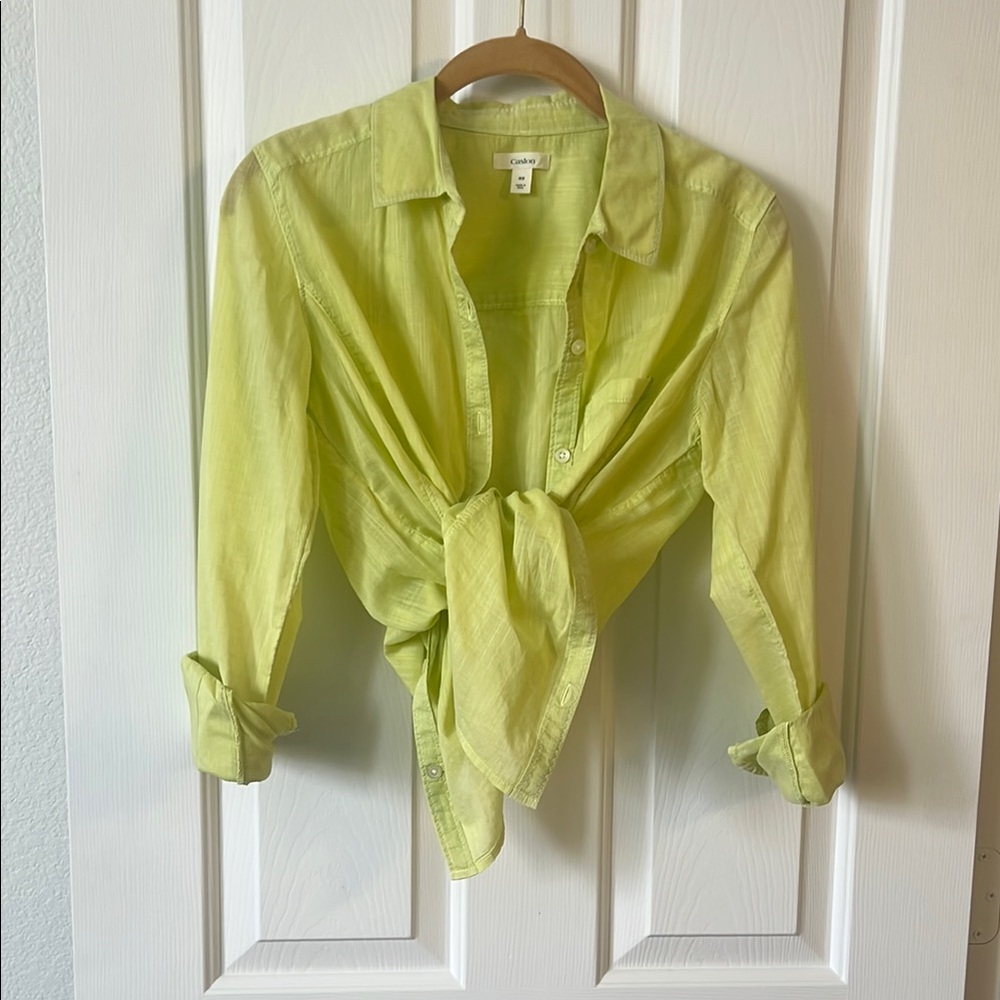 Caslon Light Green Blouse